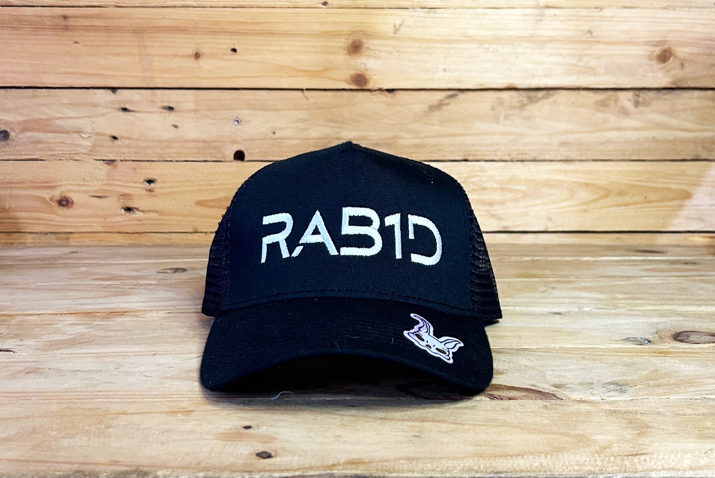 Rabid-Trucker-cap-Black-embroidery-thumbnail